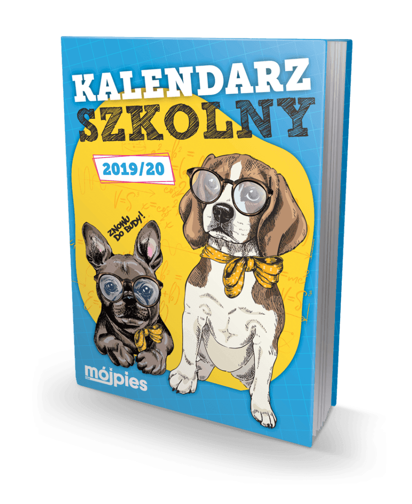 magazyn mój pies i kot ze szkolnymi kalendarzami