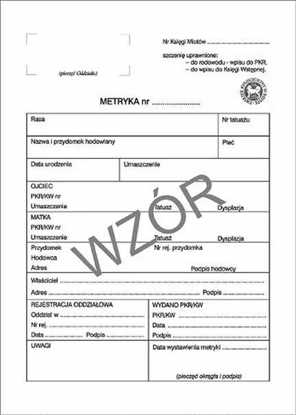 rodowód psa