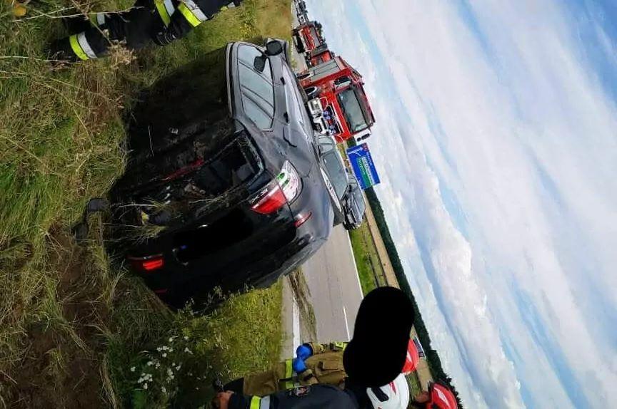 BMW dachowało na A4