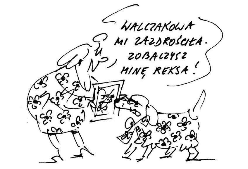 Rysunek Grzegorza Bąkowskiego
