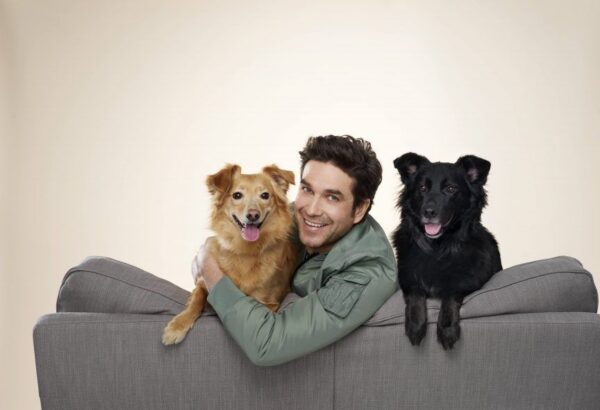 Marcin Dorociński z psami