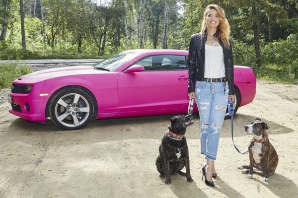 Karolina Pilarczyk z psami