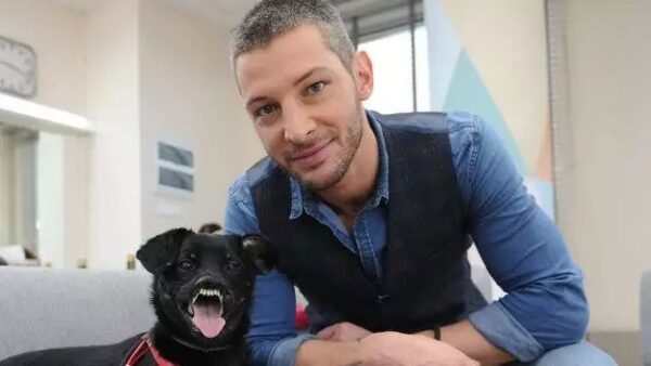 Stanek i jego pies Vader