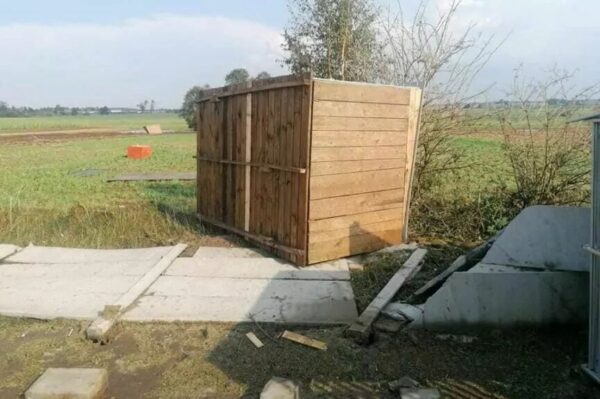 trąba powietrzna zniszczyła schronisko