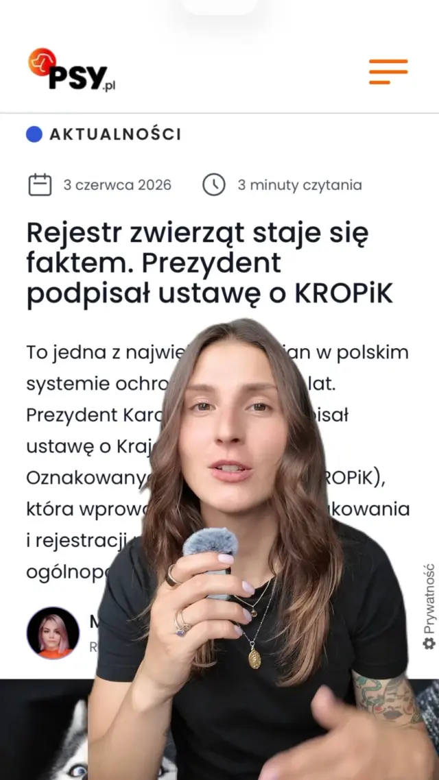 Więcej na ten temat przeczytacie na naszej stronie 🐶