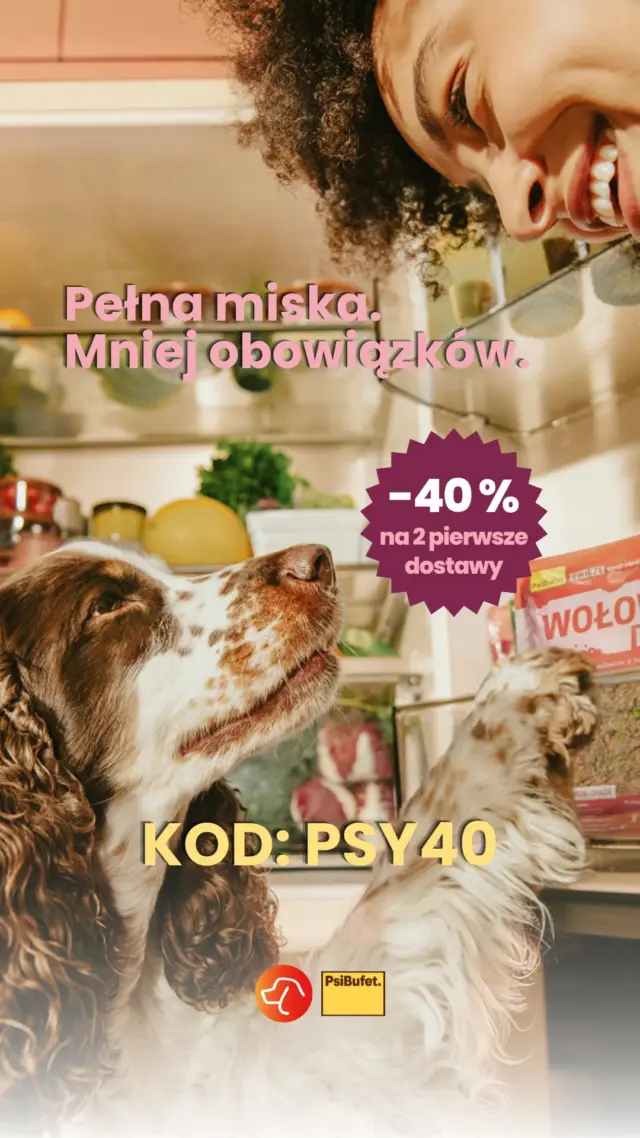 Dobre jedzenie dla psa bez codziennego gotowania? Jamnik Janusz jest na tak 🐶🐾 z naszym kodem PSY40 zgarniesz -40% na 2 pierwsze dostawy! Link w bio 🐾